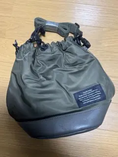GU×UNDERCOVER 巾着2WAYバッグ カーキ ショルダーバッグ