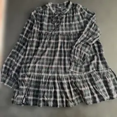 ブラウス シャツ SHIPS Colors起毛ラメチェック レディース