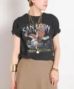 マリ　美品　アパルトモン　STAMMBAUM MILWAUKEE Tシャツ 美品 アパルトモン STAMMBAUM MILWAUKEE Tシャツ - メルカリ