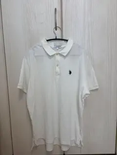 U.S. POLO ASSN. ポロシャツ ホワイト Lのサムネイル
