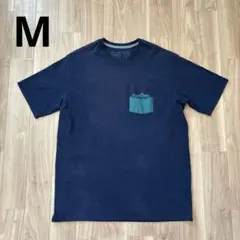 Patagonia ネイビー 魚 Tシャツ M
