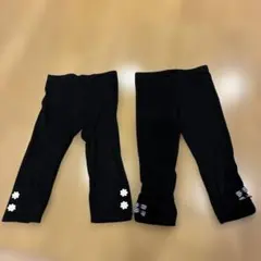 黒レギンス　120 2枚セット