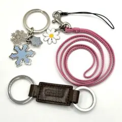 【美品】COACH コーチ キーホルダー ストラップ 3点セット まとめ
