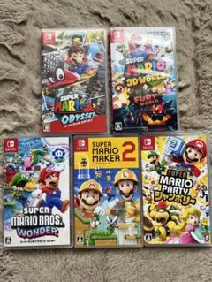 スーパーマリオシリーズ 5本セット【ケースのみ】