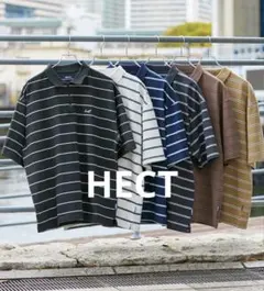 HECT オーバーサイズ ポロシャツ　半袖　吸収速乾　ヘクトのサムネイル