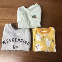 3枚セット ユニクロ グラニフ トレーナー 長袖 110