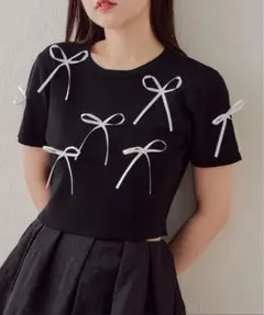 Chico チコ リボンチビニット