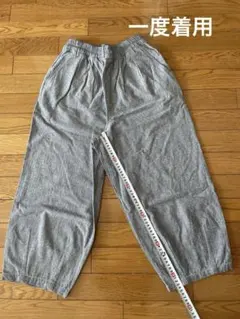 美品☆ ワイドパンツ M ヘリンボーン レディース 一度のみの着用品