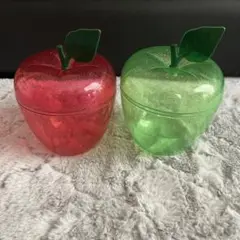 りんご 小物入れ ラメ入り