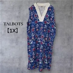 TALBOTS 【1X】ノースリーブワンピース ワンピース レディース