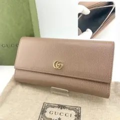 ✨極上美品✨ グッチ 長財布 GG マーモント ダブルG 箱保存袋付き