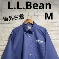 海外古着　L.L.Bean エルエルビーン　長袖　長袖ワークシャツ　サイズM