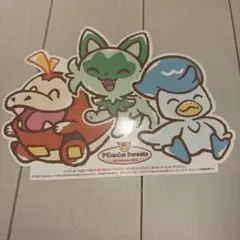 ポケモンカフェ ピカチュウスイーツ ステッカー