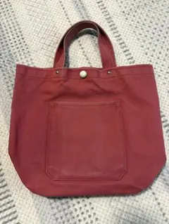 一澤信三郎帆布 トートバッグ レッドのサムネイル