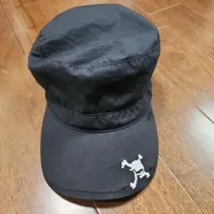 【ん？希少】OAKLEY黒のスカル刺繍レインキャップフリー