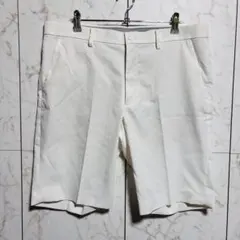 UNIQLO ショートパンツ ホワイト Lサイズ ゴルフドライアクティブショーツ