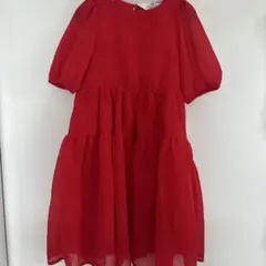 H&M 赤　ワンピース　100cm