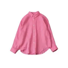 23区】 LIBECO リネンシャツ 麻100% ピンク 38 美品 - メルカリ