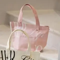 名古屋限定 Her lip to/Daily rogo tote/rose Her lip to - Her lip to トートバッグ 名古屋限定 roseの通販