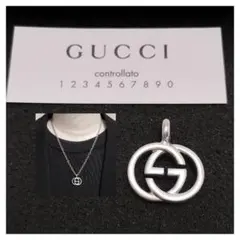 オールドグッチ Gucci Gモチーフ ネックレスY2K 50cm 社外チェーン