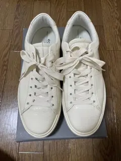 値下げ！ecco✨　スニーカー　ストリートプラットフォーム　レザー