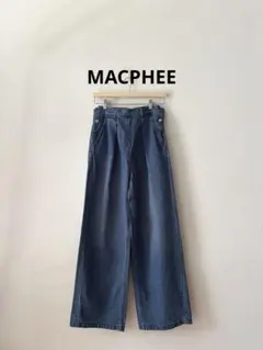 MACPHEE マカフィー　トゥモローランド　タックワイドデニム　ジーンズのサムネイル