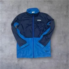 Columbia ネイビー/ブルー フリースジャケット レディースLサイズ