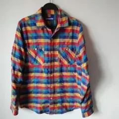 Lafayette チェックネルシャツ M