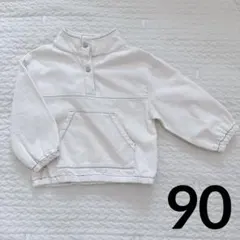 favon デニム アノラック トップス 90 アイボリー 男女兼用