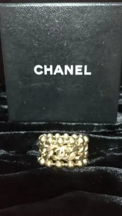 CHANEL　ヴィンテージ　チェーンモチーフ　ｃｏｃｏ リング　指輪　レア