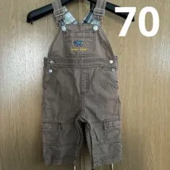 GYMBOREE 6-12mos. オーバーオール ブラウン 働く車