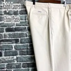USA製 ポロラルフローレン☆チノパン 古着 希少 ワンポイントロゴ gn7
