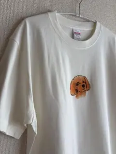 トイプードル 犬Tシャツ 90s風 Mのサムネイル