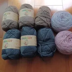 ピエロ ソフトメリノウール　余り糸含むセット