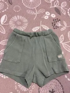 H&M ワッフル素材 ショートパンツ カーキのサムネイル