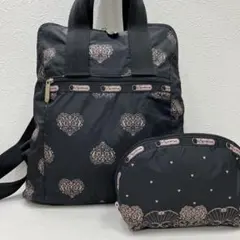 ○7019 良品　LeSportsac レスポートサック　2wayバッグ　ポーチ
