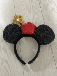 ミニーマウス　カチューシャ お花