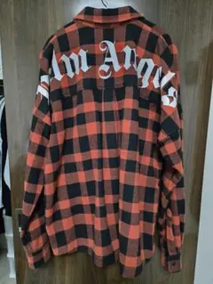 国内正規品 Palm Angels ネルシャツ 厚手 サイズ46 『訳アリ』