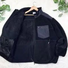 美品　美品　ユニクロ　エンジニアードガーメンツ　コラボ　フリース　4XL　黒