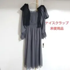 one after another NICE CLAUPリボンチュールワンピース