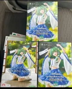 東方Project ぬーどるストッパーフィギュア 東風谷早苗 ３個セット