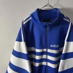 サ*ラ様 90s Old adidas ワンポイント 刺繍 トラックジャケット