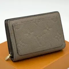 新型IC　ルイヴィトン　アンプラント　ポルトフォイユ　クレア　ガレ　ベージュ 系