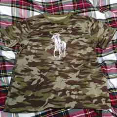 ポロラルフローレンキッズ160迷彩Tシャツ