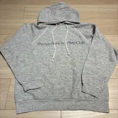 Hanes グレー フード付きパーカー S 古着