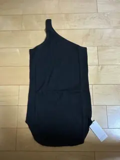 新品 CASA FLINE ワンショルダー タンクトップ ブラック