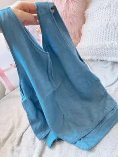 デニムカットソー moussy snidel zara デニムタンクトップのサムネイル