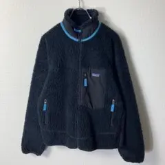 美品 パタゴニア クラシックレトロXジャケット S ブラック ボアフリース 名作