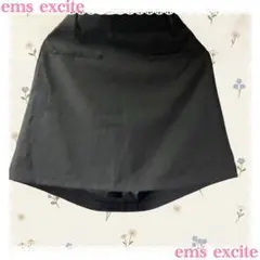 ems excite エムズ ミニスカート ブラック インナーパンツ付き