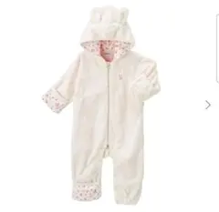 ミキハウス　マイクロファーカバーオール